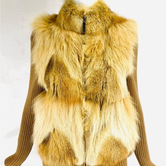 Vintage Fox Fur knitted sleeve jacket - Picture 15 of 15